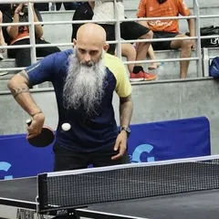 It's never too late to compete. Our veterans' program is designed for experienced players who want to continue playing at a high level, as seen here in a competitive league match.