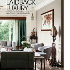 The magazine highlighted the 'Laidback Luxury' of the Serendipity project, focusing on how we created a soulful 6,000 sqft home in Bengaluru.