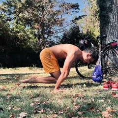 A throwback to an outdoor training session. Movement doesn't have to be confined to the gym; sometimes the best sessions happen in nature.