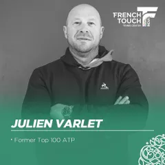 Introducing consultant coach Julien Varlet, a former top 100 ATP player. His experience competing at the highest level provides invaluable insights for our aspiring professional and collegiate players.
