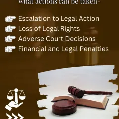The consequences of ignoring a notice can include legal action being initiated against you, the loss of certain legal rights, and potential financial or legal penalties imposed by a court.