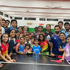 A happy World Table Tennis Day from our entire academy family. This group photo captures the spirit of our community, with players of all ages and coaches celebrating the sport we love.