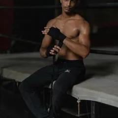 A quiet moment of preparation. Wrapping hands is a ritual for every boxer, a time to focus before the hard work begins. This is a journey that starts with a single step, and I welcome all who are ready to take it.