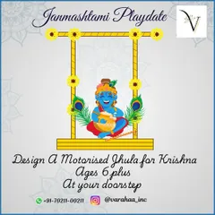 This Janmashtami, let's build a moving jhula for Krishna. This robotics playdate is a wonderful way for kids to connect with the festival's traditions while exploring motors and motion.