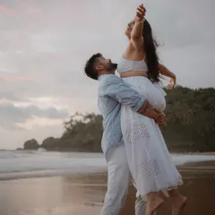 Love is a dance, and on the shores of Goa, we captured the free-spirited rhythm of this couple's connection. Our destination couple shoots are designed to reflect your personality, whether it's playful and adventurous or quiet and romantic.