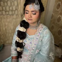 A stunning shot of my engagement bride, with her intricate mehndi complementing her entire look.
