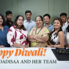 Happy Diwali from our family to yours. This is our wonderful team, the hands that help us prepare and pack every order with care. We feel immense joy being a part of your celebrations and sharing Dadisaa's homemade goodness.
