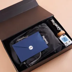 Another view of the neatly packed OnePay welcome kit. We ensure every detail is perfect, reflecting the quality and care of your company's brand.