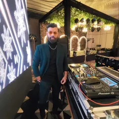 Dressed and ready for a corporate sangeet. I always match my attire to the event's dress code, whether it's a sharp suit for a formal gala or a more relaxed look for a casual party.