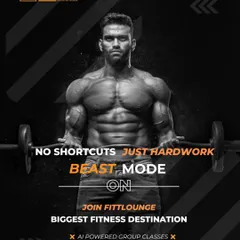 At Fittlounge, we believe in real results earned through dedication. It's time to turn on your Beast Mode with our advanced training equipment and unique AI-powered group classes. No shortcuts, just hard work.