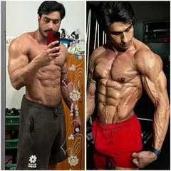 85 kgs vs 75 kgs. This side by side comparison shows the difference between peak performance and peak aesthetics, and I explain the mindset and diet behind each phase.