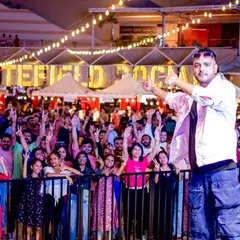 The connection with the crowd is everything. This moment at Phoenix Marketcity, with hundreds of hands in the air, is why I do what I do. Your energy fuels my performance.