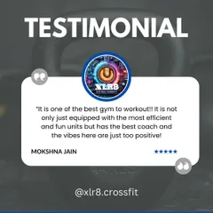 "It is one of the best gym to workout!!" Mokshna Jain talks about our well-equipped space, the best coach, and the positive vibes that make training here fun and efficient.