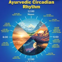 Live in Sync with Nature's Clock. Did you know your body has an internal clock? Ayurveda calls this the Circadian Rhythm. Understanding this daily cycle helps you know the best times to eat, sleep, work, and rest for optimal energy and health. I use this wisdom to create personalized lifestyle plans that work with your body, not against it.
