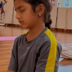 Even in what seems like sleep, the mind is absorbing the stillness. The journey inward for a child is not always active. My role is to create a space where they can disconnect from the outside and reconnect with their inner world, even if it starts with a nap.