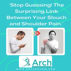 The link between slouching over your phone and shoulder pain is real. Poor posture alters your shoulder mechanics, leading to chronic pain. Our evidence-based approach corrects these imbalances from the root.