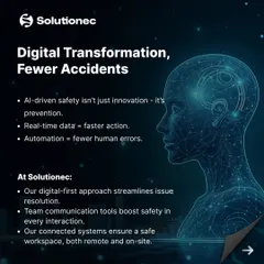 This carousel, created for the World Day for Safety and Health at Work, details our approach to revolutionizing workplace safety with AI. We show the shift from reactive measures to proactive, AI-driven predictions, real-time monitoring, and automation that keep employees safe.