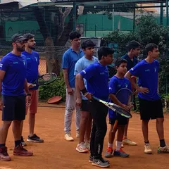 Our advanced batch of players, focused and ready for a demanding training session. This is where serious players come to elevate their game.