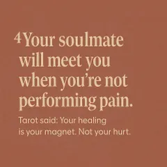 5 Things Tarot Told Me After My Heartbreak. This carousel shares profound truths the cards revealed about healing, such as realizing it was redirection, not rejection, and that your healing is your magnet, not your hurt.
