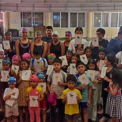 Smiling faces and new skills learned mark the end of another round of our summer classes. These swimmers are proudly holding their certificates, ready for the next level.