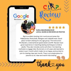 A detailed and positive review from Suraj, a Google Local Guide. We are thrilled he highlighted our experienced coaches and fun learning methods.