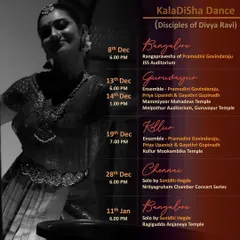 I am incredibly proud to share the performance schedules of my disciples. Mentoring dancers and watching them take the stage for their own solos and ensemble presentations is one of the most fulfilling parts of my work.