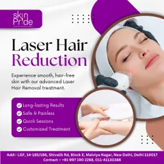 Experience the comfort of our advanced laser hair reduction treatment. We offer safe, painless, and customized sessions that deliver long-lasting results for beautifully smooth skin.