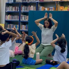 An interactive storytelling session where the children are as much a part of the story as I am. Using hand gestures and fingerplay, we create characters and scenes together, making it a truly collaborative and fun experience.