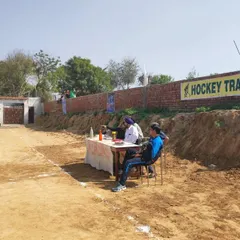 My selection committee observing the trials for the Sub-Junior Women's tournament. We take a formal and fair approach to identifying players with potential.