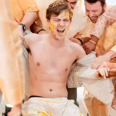 The groom's friends showing no mercy! These are the raw, hilarious, and unscripted moments that make for the best memories, and we're right there in the middle of the action to capture it.