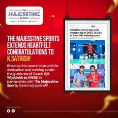 We extend our heartfelt congratulations to K. Sathish for his recent triumph. His dedication and training under the guidance of Coach Ajit Wijetilekk have truly paid off.
