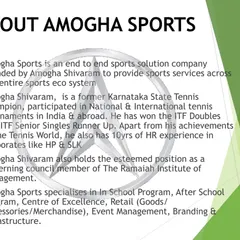 This slide details the extensive experience of our founder, Amogha Shivaram, both on the court and in the corporate world. This unique combination of skills ensures our services are both professional and athlete-focused.