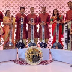 This is our full ten-member traditional Indian instrumental ensemble. We can scale our group to fit the size and needs of your event, ensuring a rich, symphonic sound for large weddings and functions.