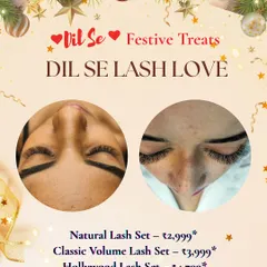 I believe in making luxury accessible, especially during festive times. This menu shows my 'Dil Se Lash Love' pricing for my most popular lash extension services. Whether you are preparing for a special occasion or just want to treat yourself, there is a beautiful lash set waiting for you.