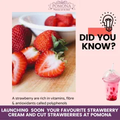 Announcing the launch of my seasonal strawberry cream. I focus on using fresh, high-quality ingredients and am always excited to introduce new items to the menu.