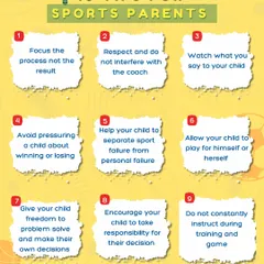Are you a sports parent? Here are our top 10 tips for supporting your child's journey, with the most important one being: ENCOURAGE, ENCOURAGE, ENCOURAGE!