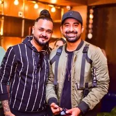 Another great moment with Rannvijay Singha at a celebrity night. These events require a special kind of energy, and I'm always ready to deliver.