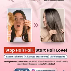 It's time to stop hair fall and start loving your hair again. We provide expert solutions and advanced treatments to give you stronger roots, shinier hair, and visible results that restore your confidence.