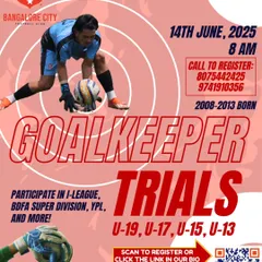 Calling all goalkeepers. We are holding dedicated trials for shot-stoppers across U13 to U19 age groups for a chance to play in the I-League, BDFA Super Division, and more.