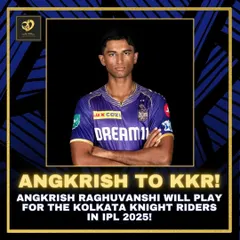 A monumental achievement for our academy graduate, Angkrish Raghuvanshi, who will once again play for the Kolkata Knight Riders in IPL 2025 after being bought for 3 Cr. We build players for the biggest stage.