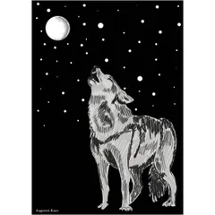 I believe we are never truly alone, that we are all like wolves howling at the same moon. This digital sketch of a lone wolf under a starry sky was created during a sleepless night, reflecting on connection and solitude.