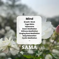 I incorporate a wide variety of meditation styles into my classes. This includes Breath-Work, Yoga Nidra, Vipassana, Zazen, Stillness Meditation, and Singing Bowl Meditation, ensuring the practice is always fresh and beneficial.