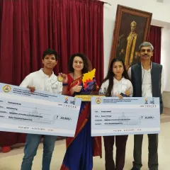 We are incredibly proud of our students who won prestigious accolades at the national-level Skills India competition. Here they are being felicitated by the Government of Karnataka, a testament to the high-quality training we provide.
