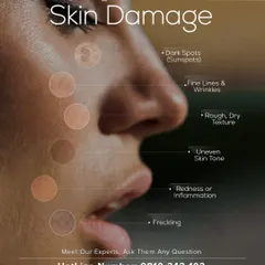 Sun exposure is a primary cause of pigmentation issues. This guide illustrates the common signs of sun damage we treat, from dark spots and uneven tone to fine lines and redness. We use this diagnostic approach to create a targeted plan for repairing and rejuvenating your skin.