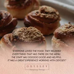 "Everyone loved the food. They relished everything that was there on the menu." This wonderful feedback emphasizes the quality of our food and the helpfulness of our staff.
