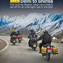 The journey begins! Day 0 of our Spiti expedition starts with an overnight ride from Delhi to Shimla, where you meet your crew and set off for the hills.