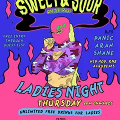 This is the artwork for my 'Sweet & Sour' rooftop series. I handle everything from the custom event branding to the vibe, creating unique, must-attend parties that people actually want to be at.