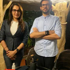 A behind the scenes moment with Aaditya Thackeray after our grooming session. I ensure my clients are comfortable and ready for their public appearances, providing on-site services for convenience.