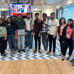 A moment with the team during an office event. Working alongside other skilled professionals ensures we are always sharing knowledge, which ultimately benefits the clients we serve.