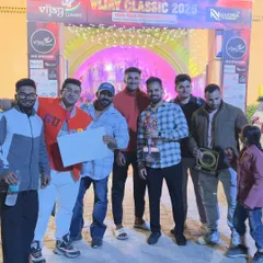 Team Ashish Thakran at the Vijay Classic 2025. We show up in numbers and with quality.